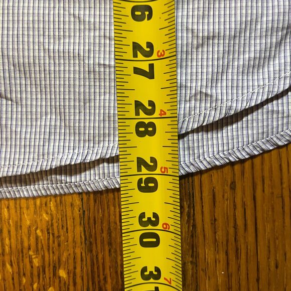 Alessandro Gherardeschi Men's L Purple Grid Check Button Up Shirt Made in Italy - Picture 7 of 8